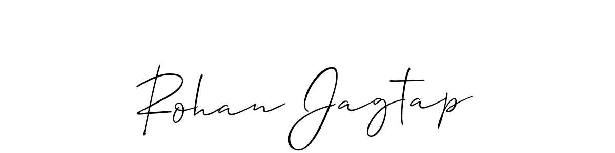 Create a beautiful signature design for name Rohan Jagtap. With this signature (Allison_Script) fonts, you can make a handwritten signature for free. Rohan Jagtap signature style 2 images and pictures png