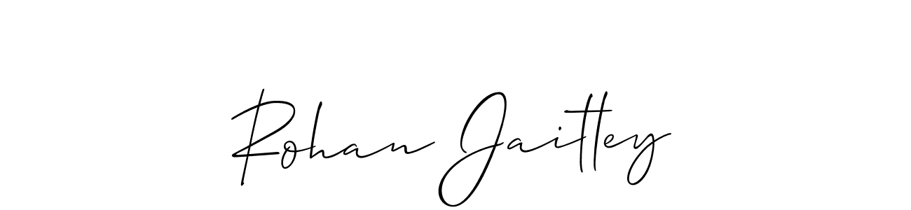 How to make Rohan Jaitley signature? Allison_Script is a professional autograph style. Create handwritten signature for Rohan Jaitley name. Rohan Jaitley signature style 2 images and pictures png