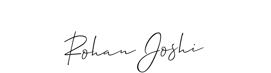 Design your own signature with our free online signature maker. With this signature software, you can create a handwritten (Allison_Script) signature for name Rohan Joshi. Rohan Joshi signature style 2 images and pictures png