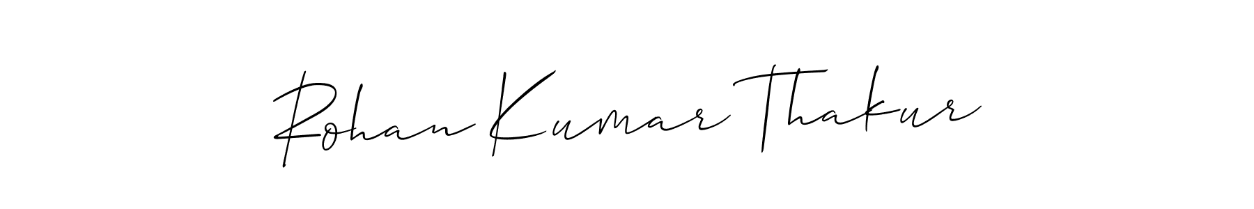 Also we have Rohan Kumar Thakur name is the best signature style. Create professional handwritten signature collection using Allison_Script autograph style. Rohan Kumar Thakur signature style 2 images and pictures png