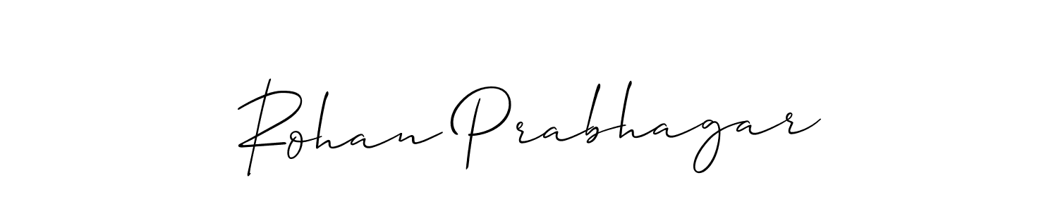 Make a beautiful signature design for name Rohan Prabhagar. Use this online signature maker to create a handwritten signature for free. Rohan Prabhagar signature style 2 images and pictures png