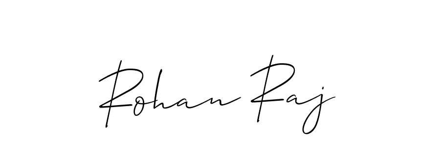 if you are searching for the best signature style for your name Rohan Raj. so please give up your signature search. here we have designed multiple signature styles  using Allison_Script. Rohan Raj signature style 2 images and pictures png