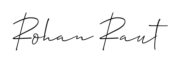 Transform the name Rohan Raut into a signature masterpiece using Allison_Script font. Ideal for photographers, artists, and creators looking for watermarks. Rohan Raut signature style 2 images and pictures png