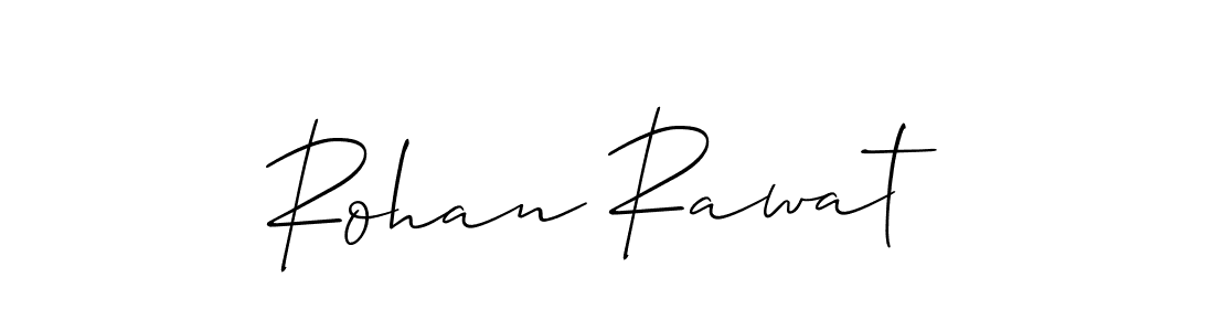 This is the best signature style for the Rohan Rawat name. Also you like these signature font (Allison_Script). Mix name signature. Rohan Rawat signature style 2 images and pictures png