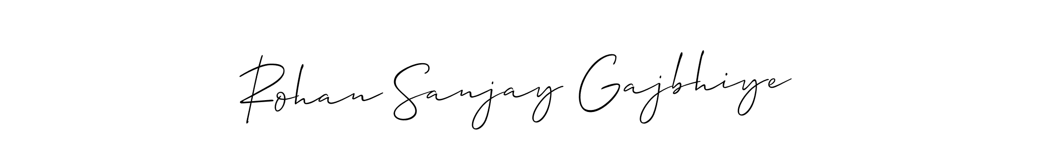 Create a beautiful signature design for name Rohan Sanjay Gajbhiye. With this signature (Allison_Script) fonts, you can make a handwritten signature for free. Rohan Sanjay Gajbhiye signature style 2 images and pictures png