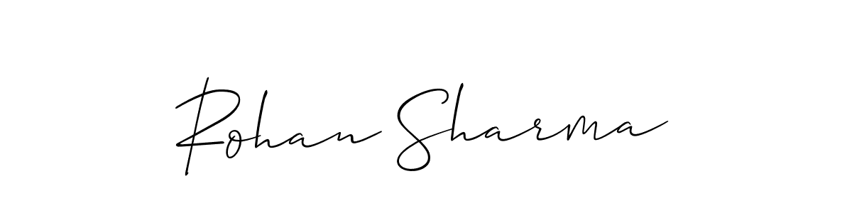This is the best signature style for the Rohan Sharma name. Also you like these signature font (Allison_Script). Mix name signature. Rohan Sharma signature style 2 images and pictures png
