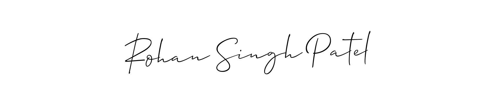 How to make Rohan Singh Patel signature? Allison_Script is a professional autograph style. Create handwritten signature for Rohan Singh Patel name. Rohan Singh Patel signature style 2 images and pictures png