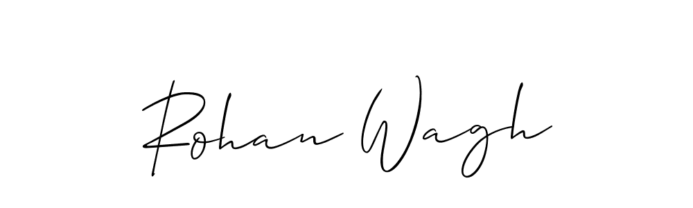 It looks lik you need a new signature style for name Rohan Wagh. Design unique handwritten (Allison_Script) signature with our free signature maker in just a few clicks. Rohan Wagh signature style 2 images and pictures png