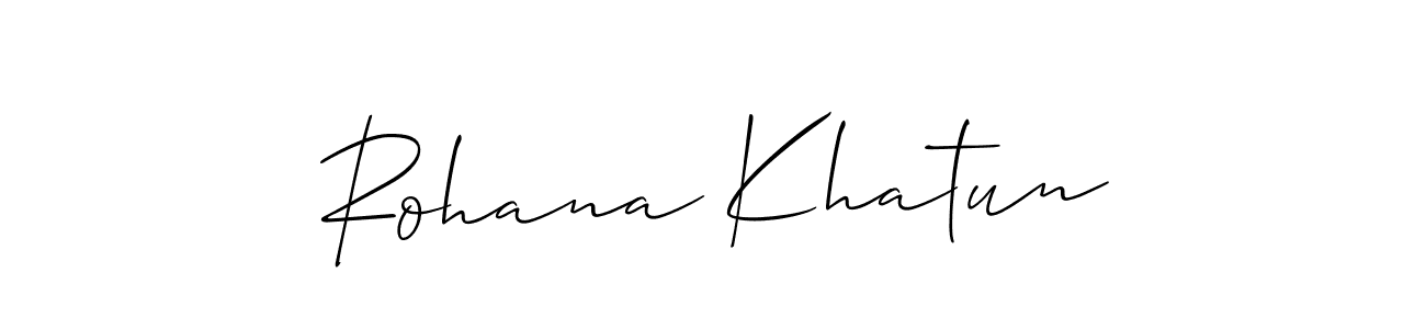 See photos of Rohana Khatun official signature by Spectra . Check more albums & portfolios. Read reviews & check more about Allison_Script font. Rohana Khatun signature style 2 images and pictures png