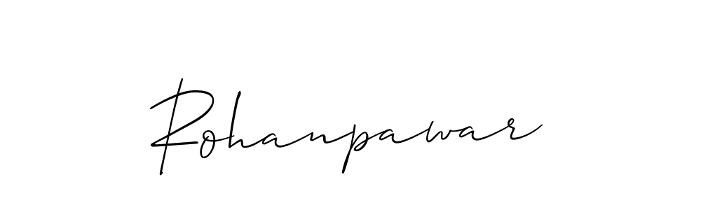 It looks lik you need a new signature style for name Rohanpawar. Design unique handwritten (Allison_Script) signature with our free signature maker in just a few clicks. Rohanpawar signature style 2 images and pictures png