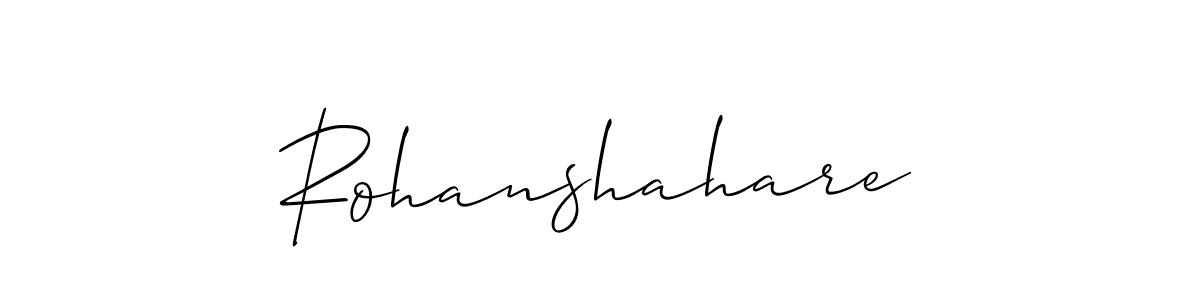 Once you've used our free online signature maker to create your best signature Allison_Script style, it's time to enjoy all of the benefits that Rohanshahare name signing documents. Rohanshahare signature style 2 images and pictures png