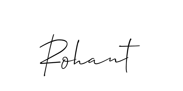 Rohant stylish signature style. Best Handwritten Sign (Allison_Script) for my name. Handwritten Signature Collection Ideas for my name Rohant. Rohant signature style 2 images and pictures png