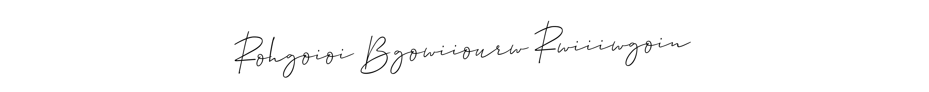 You should practise on your own different ways (Allison_Script) to write your name (Rohgoioi Bgowiiourw Rwiiiwgoin) in signature. don't let someone else do it for you. Rohgoioi Bgowiiourw Rwiiiwgoin signature style 2 images and pictures png