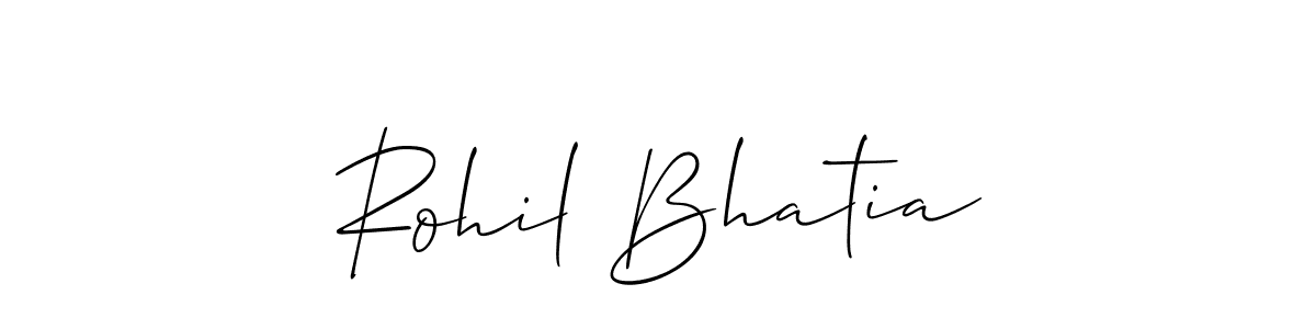 Check out images of Autograph of Rohil Bhatia name. Actor Rohil Bhatia Signature Style. Allison_Script is a professional sign style online. Rohil Bhatia signature style 2 images and pictures png