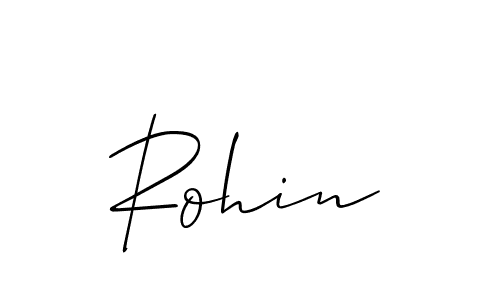 Best and Professional Signature Style for Rohin. Allison_Script Best Signature Style Collection. Rohin signature style 2 images and pictures png