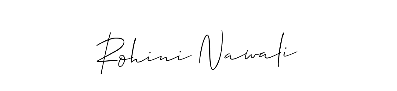 Make a beautiful signature design for name Rohini Nawali. Use this online signature maker to create a handwritten signature for free. Rohini Nawali signature style 2 images and pictures png