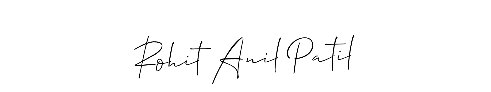 Also we have Rohit Anil Patil name is the best signature style. Create professional handwritten signature collection using Allison_Script autograph style. Rohit Anil Patil signature style 2 images and pictures png