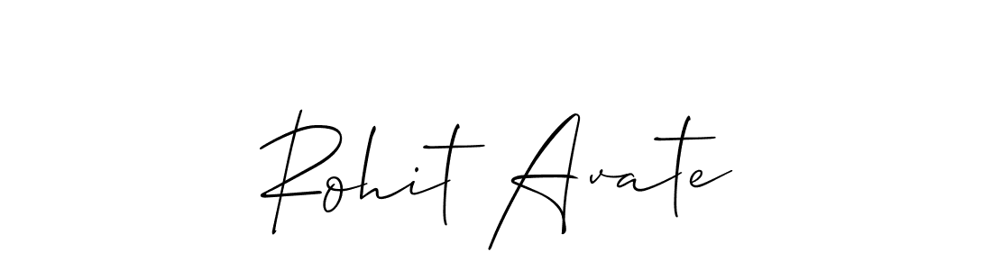 Rohit Avate stylish signature style. Best Handwritten Sign (Allison_Script) for my name. Handwritten Signature Collection Ideas for my name Rohit Avate. Rohit Avate signature style 2 images and pictures png