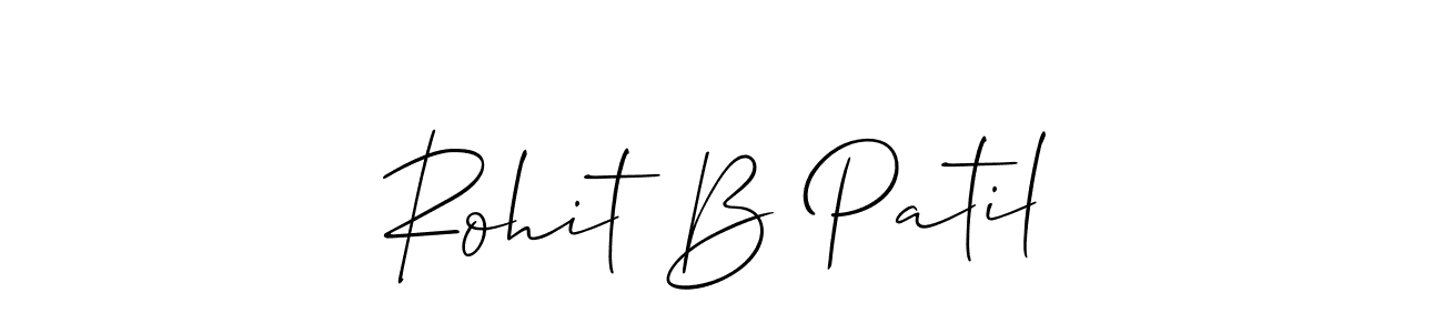 This is the best signature style for the Rohit B Patil name. Also you like these signature font (Allison_Script). Mix name signature. Rohit B Patil signature style 2 images and pictures png