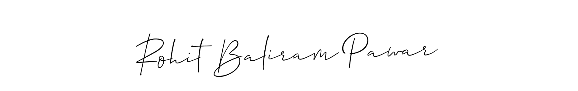 if you are searching for the best signature style for your name Rohit Baliram Pawar. so please give up your signature search. here we have designed multiple signature styles  using Allison_Script. Rohit Baliram Pawar signature style 2 images and pictures png