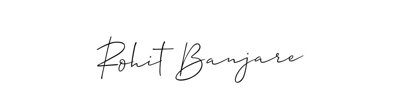 Make a beautiful signature design for name Rohit Banjare. Use this online signature maker to create a handwritten signature for free. Rohit Banjare signature style 2 images and pictures png