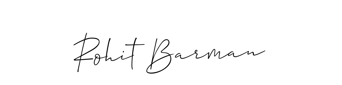 It looks lik you need a new signature style for name Rohit Barman. Design unique handwritten (Allison_Script) signature with our free signature maker in just a few clicks. Rohit Barman signature style 2 images and pictures png