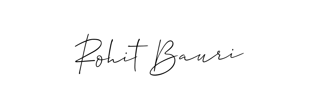 if you are searching for the best signature style for your name Rohit Bauri. so please give up your signature search. here we have designed multiple signature styles  using Allison_Script. Rohit Bauri signature style 2 images and pictures png