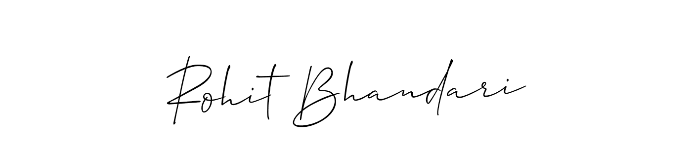 Also You can easily find your signature by using the search form. We will create Rohit Bhandari name handwritten signature images for you free of cost using Allison_Script sign style. Rohit Bhandari signature style 2 images and pictures png