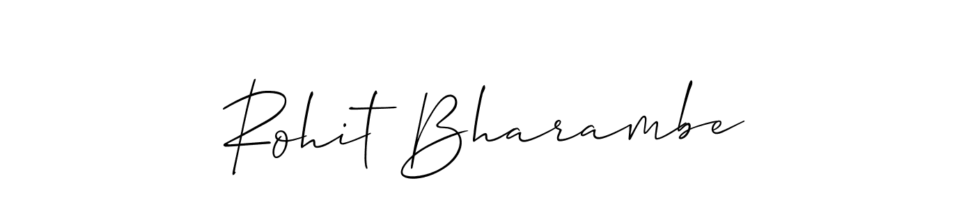 if you are searching for the best signature style for your name Rohit Bharambe. so please give up your signature search. here we have designed multiple signature styles  using Allison_Script. Rohit Bharambe signature style 2 images and pictures png