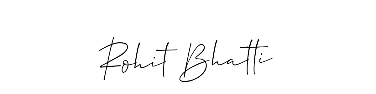 Also You can easily find your signature by using the search form. We will create Rohit Bhatti name handwritten signature images for you free of cost using Allison_Script sign style. Rohit Bhatti signature style 2 images and pictures png