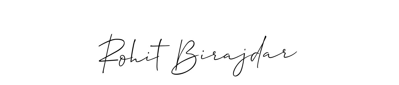 How to make Rohit Birajdar signature? Allison_Script is a professional autograph style. Create handwritten signature for Rohit Birajdar name. Rohit Birajdar signature style 2 images and pictures png
