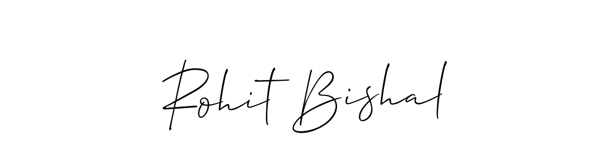 Similarly Allison_Script is the best handwritten signature design. Signature creator online .You can use it as an online autograph creator for name Rohit Bishal. Rohit Bishal signature style 2 images and pictures png