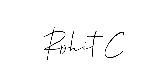 Check out images of Autograph of Rohit C name. Actor Rohit C Signature Style. Allison_Script is a professional sign style online. Rohit C signature style 2 images and pictures png
