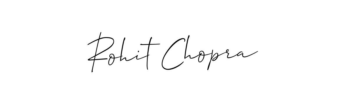 How to make Rohit Chopra signature? Allison_Script is a professional autograph style. Create handwritten signature for Rohit Chopra name. Rohit Chopra signature style 2 images and pictures png