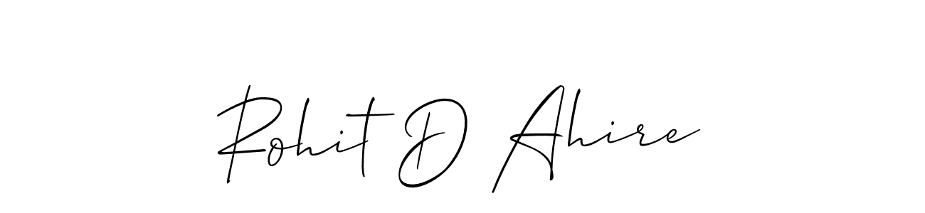 The best way (Allison_Script) to make a short signature is to pick only two or three words in your name. The name Rohit D Ahire include a total of six letters. For converting this name. Rohit D Ahire signature style 2 images and pictures png