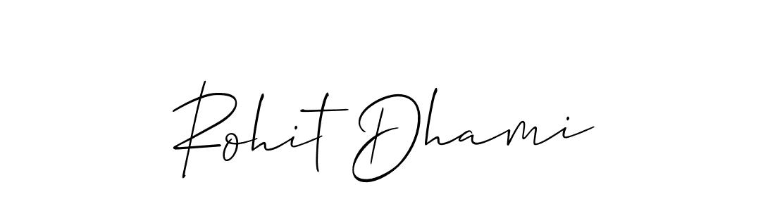 Make a beautiful signature design for name Rohit Dhami. Use this online signature maker to create a handwritten signature for free. Rohit Dhami signature style 2 images and pictures png