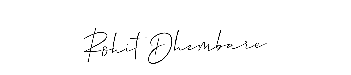 Best and Professional Signature Style for Rohit Dhembare. Allison_Script Best Signature Style Collection. Rohit Dhembare signature style 2 images and pictures png