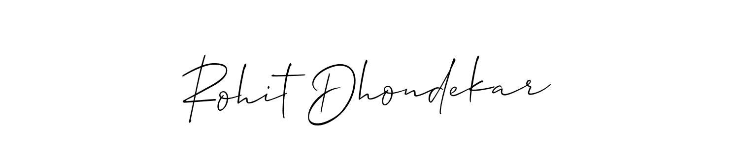 Best and Professional Signature Style for Rohit Dhondekar. Allison_Script Best Signature Style Collection. Rohit Dhondekar signature style 2 images and pictures png