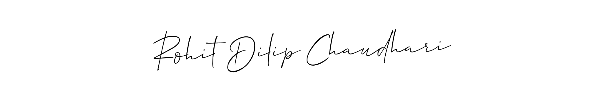 It looks lik you need a new signature style for name Rohit Dilip Chaudhari. Design unique handwritten (Allison_Script) signature with our free signature maker in just a few clicks. Rohit Dilip Chaudhari signature style 2 images and pictures png