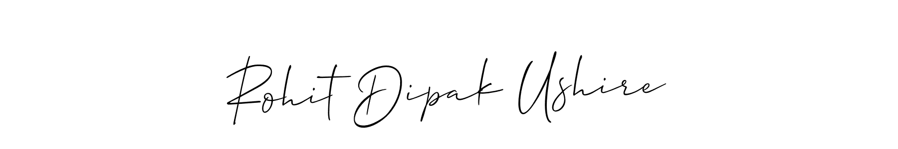 Make a beautiful signature design for name Rohit Dipak Ushire. Use this online signature maker to create a handwritten signature for free. Rohit Dipak Ushire signature style 2 images and pictures png