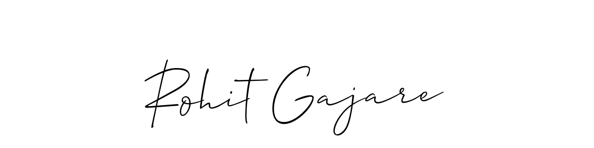 Similarly Allison_Script is the best handwritten signature design. Signature creator online .You can use it as an online autograph creator for name Rohit Gajare. Rohit Gajare signature style 2 images and pictures png