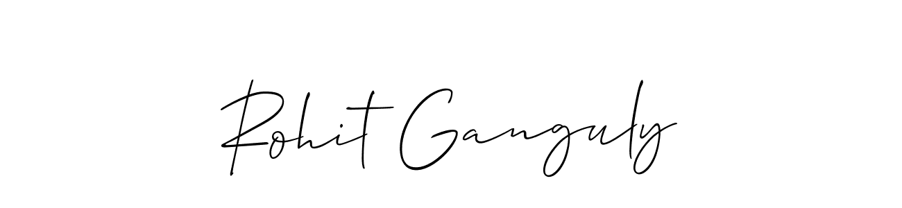 The best way (Allison_Script) to make a short signature is to pick only two or three words in your name. The name Rohit Ganguly include a total of six letters. For converting this name. Rohit Ganguly signature style 2 images and pictures png