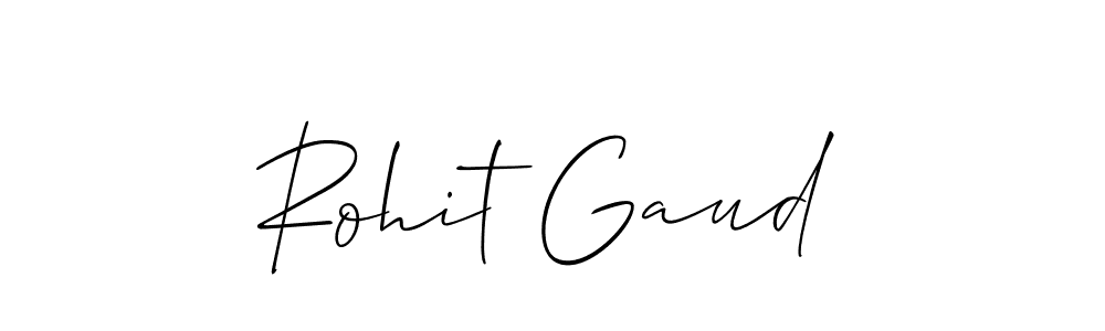 Similarly Allison_Script is the best handwritten signature design. Signature creator online .You can use it as an online autograph creator for name Rohit Gaud. Rohit Gaud signature style 2 images and pictures png