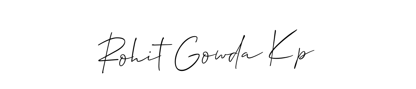 You can use this online signature creator to create a handwritten signature for the name Rohit Gowda Kp. This is the best online autograph maker. Rohit Gowda Kp signature style 2 images and pictures png