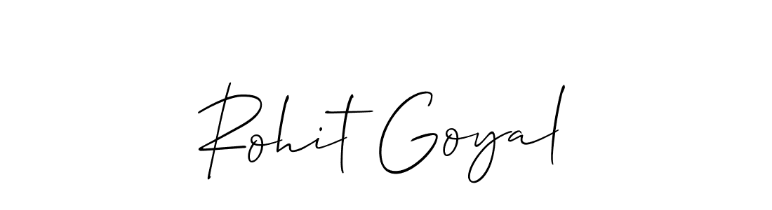 How to Draw Rohit Goyal signature style? Allison_Script is a latest design signature styles for name Rohit Goyal. Rohit Goyal signature style 2 images and pictures png