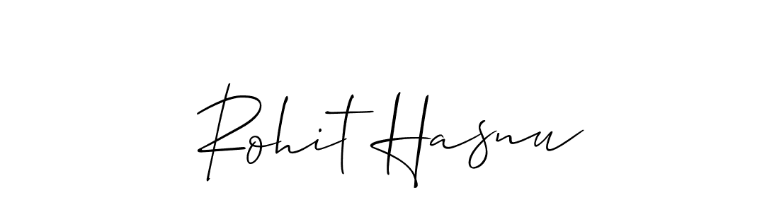 Make a beautiful signature design for name Rohit Hasnu. With this signature (Allison_Script) style, you can create a handwritten signature for free. Rohit Hasnu signature style 2 images and pictures png