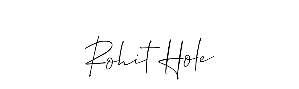 The best way (Allison_Script) to make a short signature is to pick only two or three words in your name. The name Rohit Hole include a total of six letters. For converting this name. Rohit Hole signature style 2 images and pictures png
