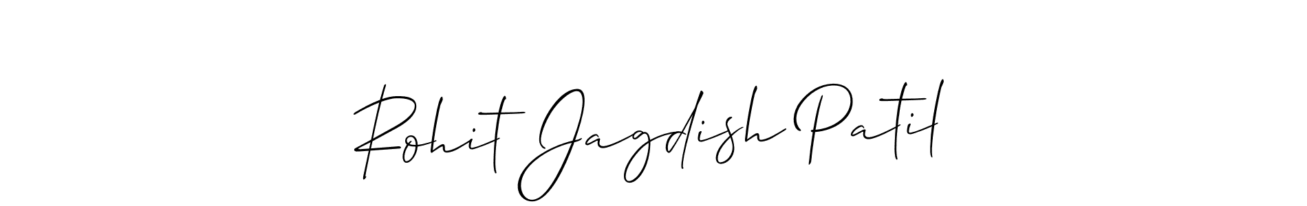 This is the best signature style for the Rohit Jagdish Patil name. Also you like these signature font (Allison_Script). Mix name signature. Rohit Jagdish Patil signature style 2 images and pictures png