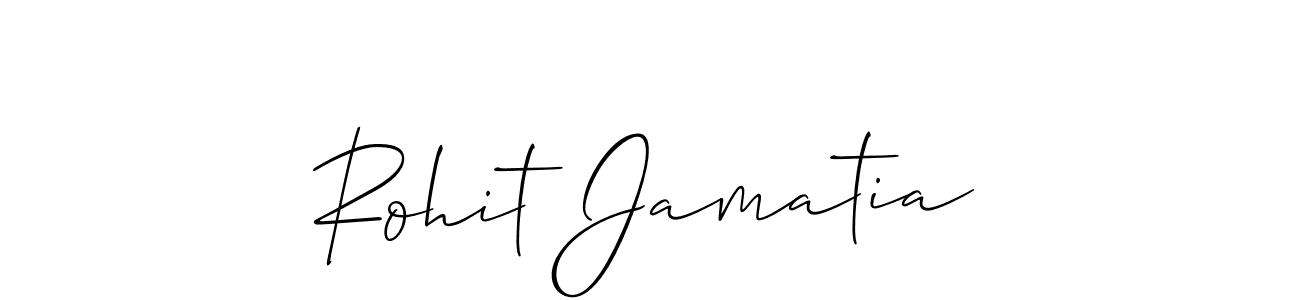 You should practise on your own different ways (Allison_Script) to write your name (Rohit Jamatia) in signature. don't let someone else do it for you. Rohit Jamatia signature style 2 images and pictures png