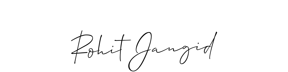 Check out images of Autograph of Rohit Jangid name. Actor Rohit Jangid Signature Style. Allison_Script is a professional sign style online. Rohit Jangid signature style 2 images and pictures png